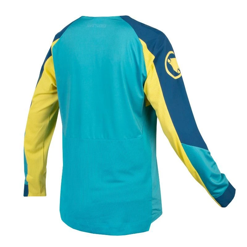 Maglia Manica Lunga Endura MT500 Burner Azzurro/giallo 2 Maglia Manica Lunga Endura MT500 Burner Azzurro/giallo - immagine 2