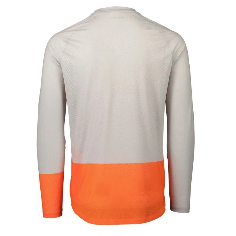 Maglia Manica Lunga Poc Mtb Pure Grigio/arancione 2 Maglia Manica Lunga Poc Mtb Pure Grigio/arancione - immagine 2