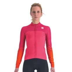 Maglia Manica Lunga Sportful Bodyfit Pro Thermal Donna Rosa