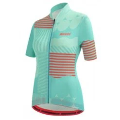 Maglia Santini Giada Optic Donna Acqua -Vendite Trek maglia santini giada optic donna acqua 3