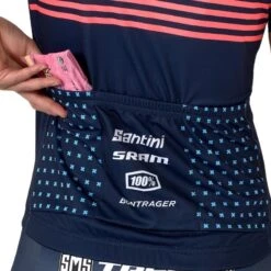 Maglia Santini Trek Facory Racing Cx Team Replica Donna Blu/rosa -Vendite Trek maglia santini trek facory racing cx team replica donna blu rosa 3