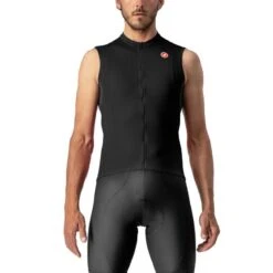 Maglia Smanicata Castelli Entrata VI Nero/grigio