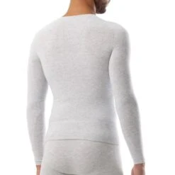 Maglia Intima Manica Lunga Giro Collo Silveskin Stay Warm Grigio -Vendite Trek maglia termica manica lunga giro collo2