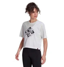 T-shirt Five Ten Cropped T Donna Bianco