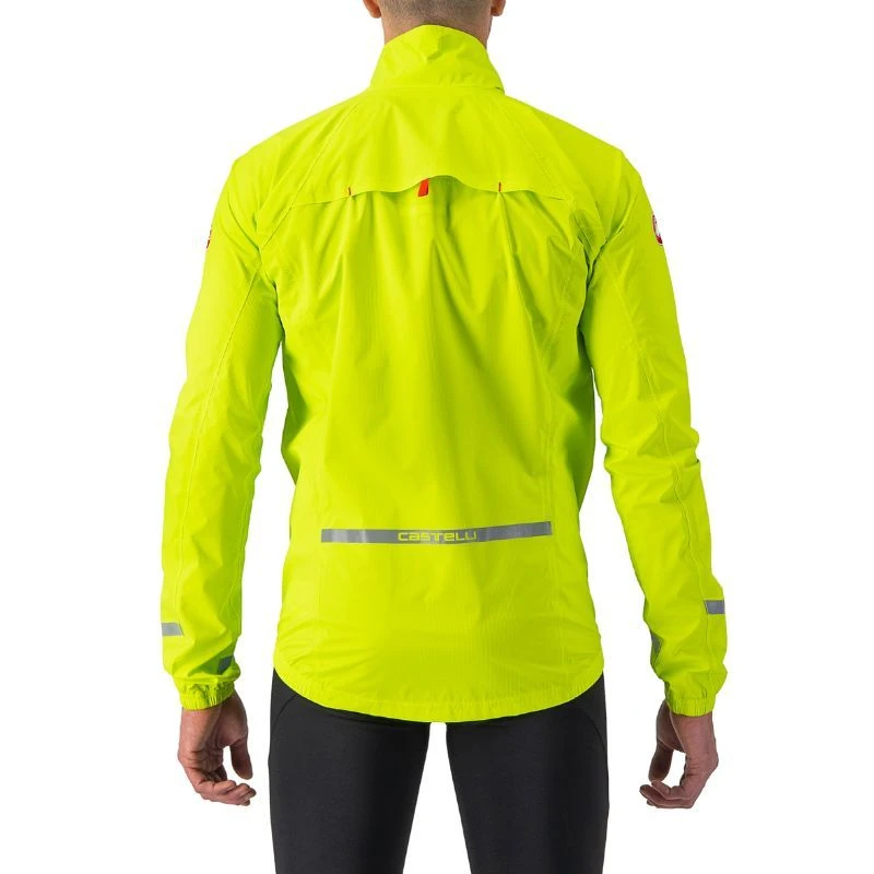 Mantellina Castelli Emergency 2 Lime 2 Mantellina Castelli Emergency 2 Lime - immagine 2