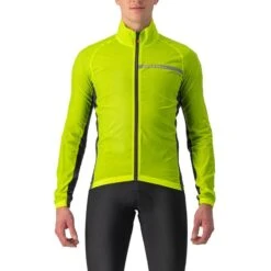 Mantellina Castelli Squadra Stretch Lime