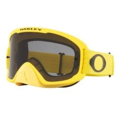 Maschera Oakley O Frame 2.0 Pro Mx Moto Giallo Lente Grigio Scuro