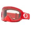 Maschera Oakley O Frame 2.0 Pro Mx Moto Rosso Lente Clear