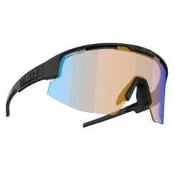 Occhiali Bliz Matrix Nero Opaco Lenti Nano Optics Nordic Light Multi Laser Corallo/blu