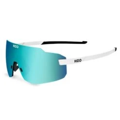 Occhiali Koo Supernova Bianco Lente Turchese Mirror