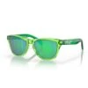 Occhiali Oakley Frogskins Bambino Xxs Verde Fluo Lenti Prizm Jade