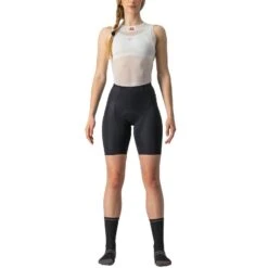 Pantaloni Corti Castelli Free Aero Rc Donna Con Fondello Nero