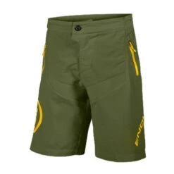 Pantaloni Corti Endura MT500 Bambino Con Fondello Verde