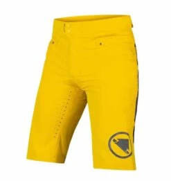 Pantaloni Corti Endura SingleTrack Lite Sfit Giallo