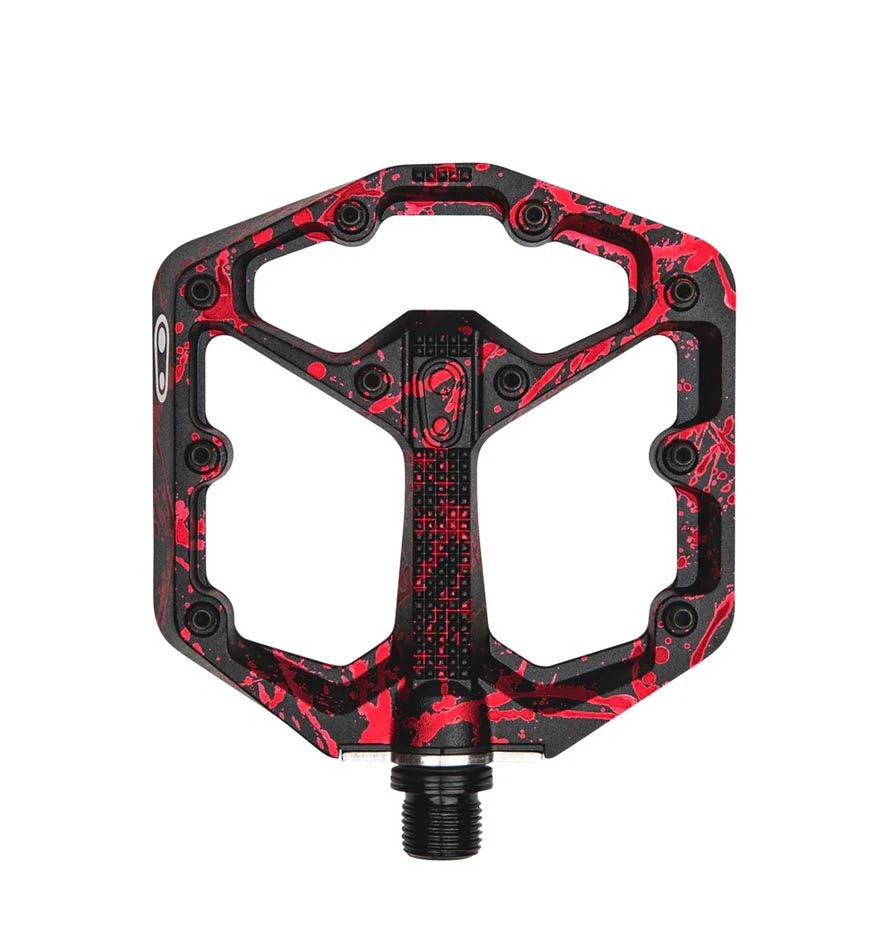 Pedali Crankbrothers Stamp 7 Splatter Rosso Tg.S 1 Pedali Crankbrothers Stamp 7 Splatter Rosso Tg.S
