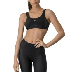 Reggiseno Sportivo Castelli Rosso Corsa Nero