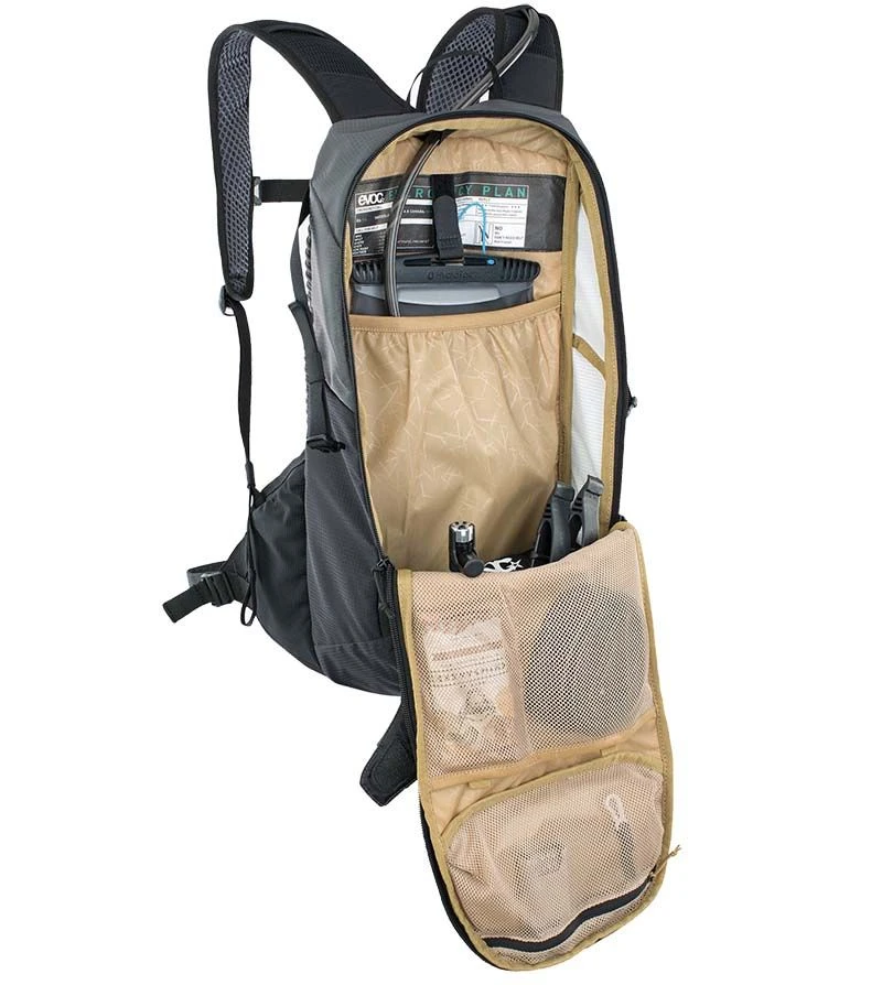 Evoc Zaino Ride 12l + Sacca 2l Grigio/nero One Size 3 Evoc Zaino Ride 12l + Sacca 2l Grigio/nero One Size - immagine 3