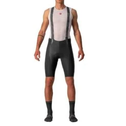 Salopette Castelli Free Aero Rc Rosso Corsa Nero