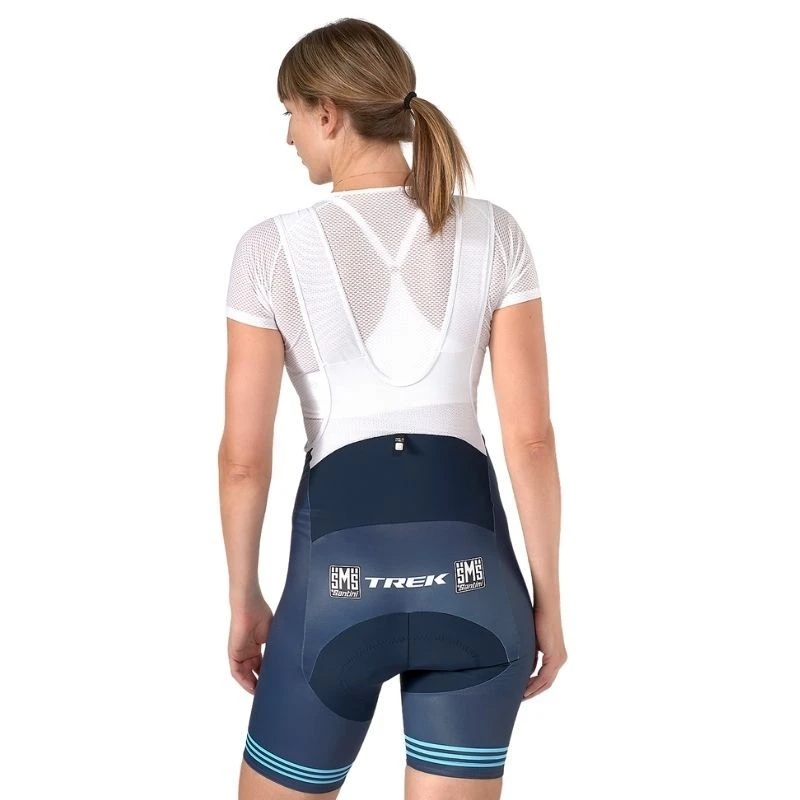 Salopette Santini Trek Factory Racing Cx Team Replica Donna Blu/rosa 2 Salopette Santini Trek Factory Racing Cx Team Replica Donna Blu/rosa - immagine 2
