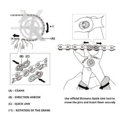 Shimano Pinza Connettore E Smagliacatena Per Quick-link Tl-cn10
