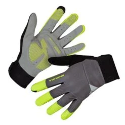 Guanti Endura Windchill Dita Lunghe Nero/giallo Fluo
