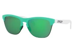 Oakley Frogskins Lite Celeste/bianco Opaco Lenti Prizm Jade Origins Collection