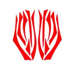 LAS Kit Decorazioni Rosse Casco Anubi