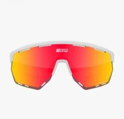Occhiali Scicon Aerowing Bianco Lucido Lente Multimirror Rosso -Vendite Trek sfront1