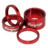 HOPE Kit Spessori Alluminio 20/10/5mm Rosso 4pz