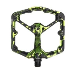 Pedali Crankbrothers Stamp 7 Splatter Verde Tg.L