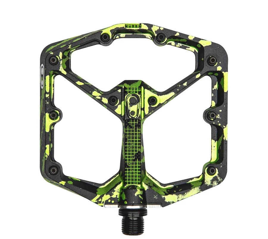 Pedali Crankbrothers Stamp 7 Splatter Verde Tg.L 1 Pedali Crankbrothers Stamp 7 Splatter Verde Tg.L