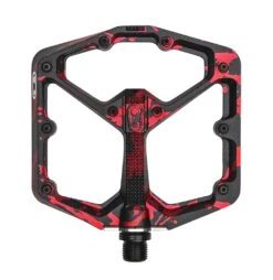 Pedali Crankbrothers Stamp 7 Splatter Rosso Tg.L