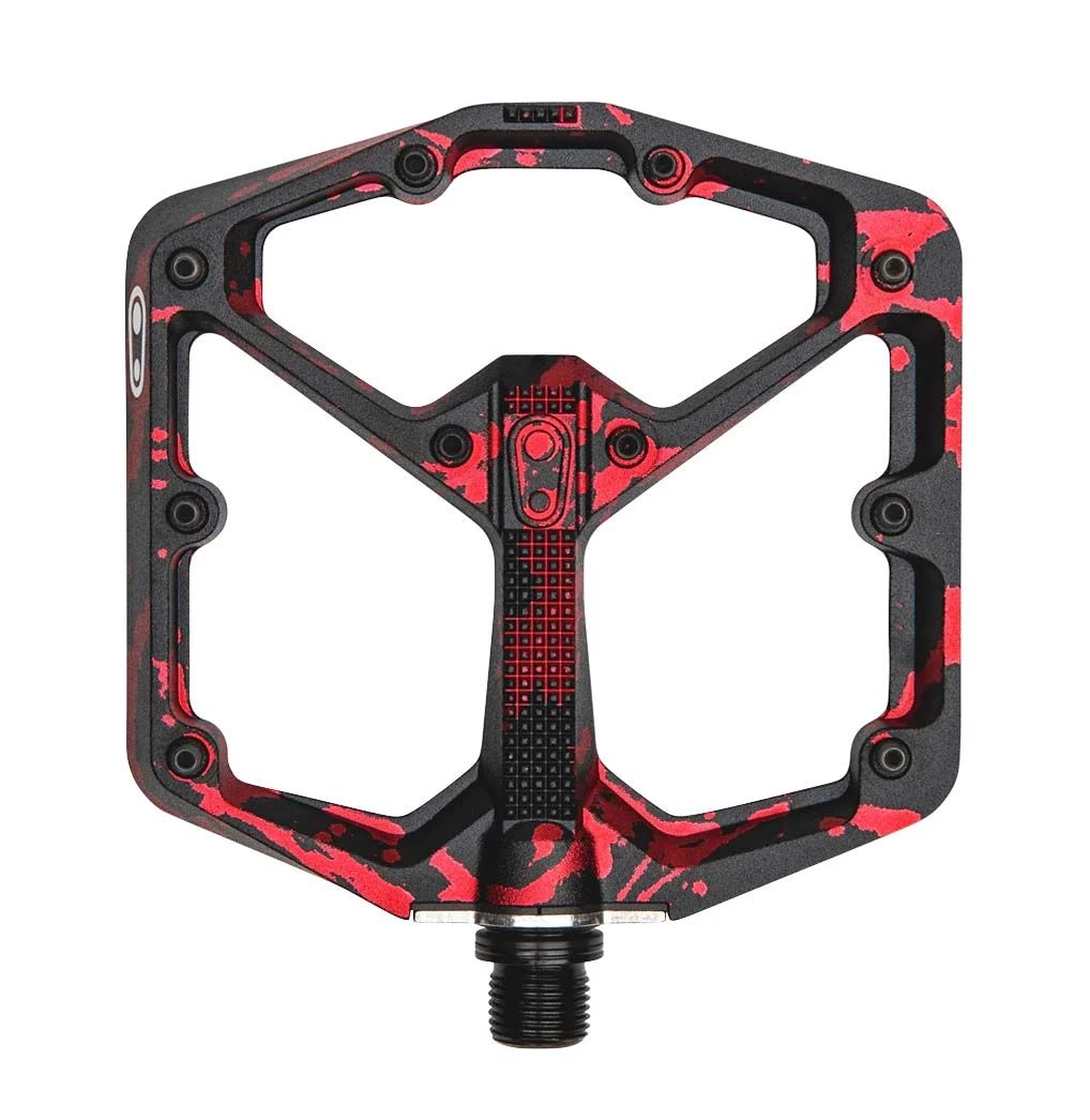 Pedali Crankbrothers Stamp 7 Splatter Rosso Tg.L 1 Pedali Crankbrothers Stamp 7 Splatter Rosso Tg.L