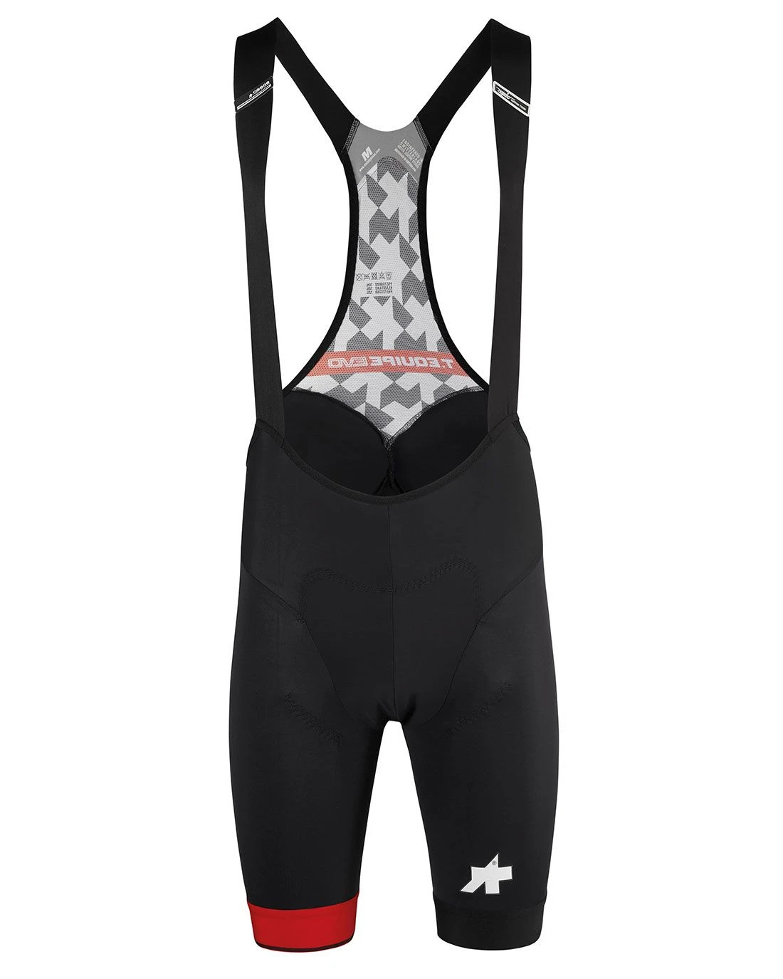 Assos Salopette Equipe Evo Nero/rosso 4 Assos Salopette Equipe Evo Nero/rosso - immagine 4