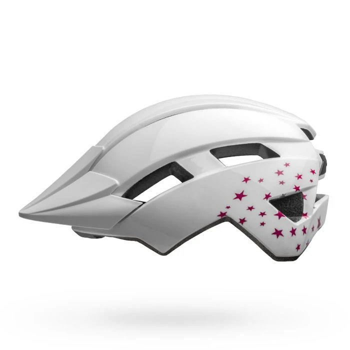 Bell Casco Sidetrack II Ragazzo Bianco Lucido/stelle One Size 3 Bell Casco Sidetrack II Ragazzo Bianco Lucido/stelle One Size - immagine 3