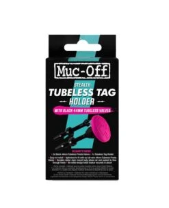 Valvola Tubeless Muc-off Tag Holder 44mm Nero
