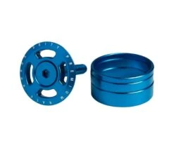 Deity Tappo Serie Sterzo Crosshair Blu