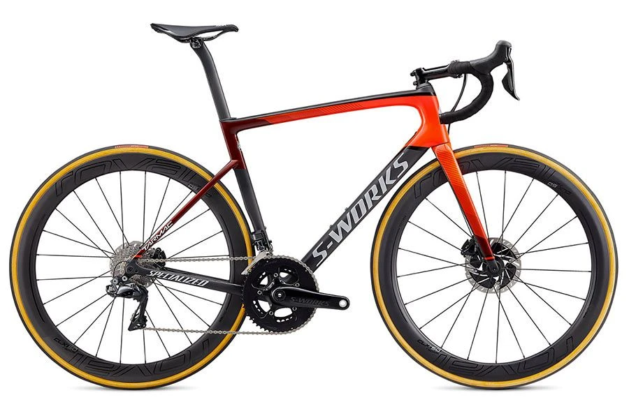 Specialized Tarmac S-works Sl6 Disc Dura-ace Di2 Rosso/nero 1 Specialized Tarmac S-works Sl6 Disc Dura-ace Di2 Rosso/nero