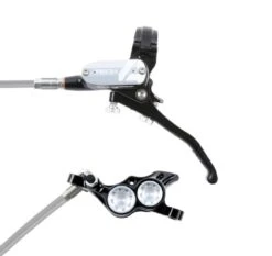 Impianto Frenante Hope Tech 4 V4 Braided Nero/Argento