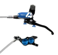 Impianto Frenante Hope Tech 4 V4 Braided Nero/Blu