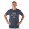 T-shirt Trek Bicycle Co Blu Scuro