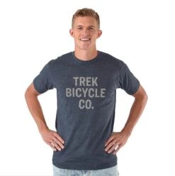 T-shirt Trek Bicycle Co Blu Scuro