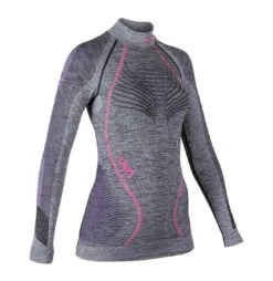 UYN Maglia Intima Manica Lunga Lupetto Ambityon Donna Nero/viola