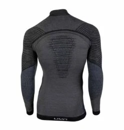 UYN Maglia Intima Manica Lunga Lupetto Fusyon Grigio/bianco