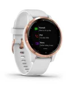Garmin Vivoactive 4S Oro Rosa Cinturino Bianco 6 Garmin Vivoactive 4S Oro Rosa Cinturino Bianco -Vendite Trek vivoacive 4s bianco