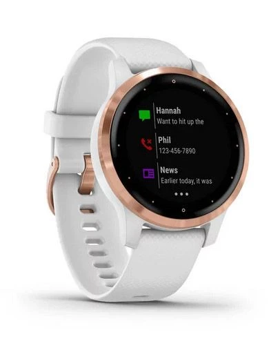 Garmin Vivoactive 4S Oro Rosa Cinturino Bianco 3 Garmin Vivoactive 4S Oro Rosa Cinturino Bianco - immagine 3