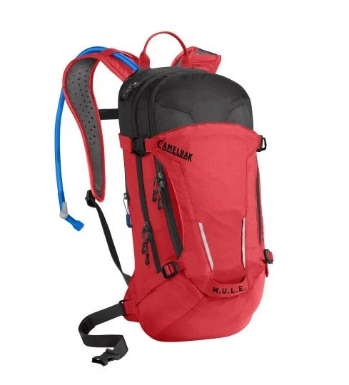 Zaino Camelbak M.u.l.e. 100 + Sacca 3lt Rosso One Size 1 Zaino Camelbak M.u.l.e. 100 + Sacca 3lt Rosso One Size
